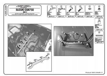 adapter do zamontowania stelaża bocznego te3100k bez użycia stelaża centralnego