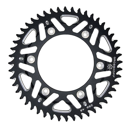 Zębatka tylna aluminiowa specjal 289 48 odsadzona