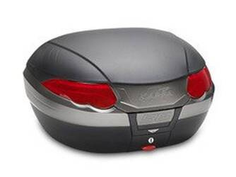 kufer centralny 56l monokey - drobne odbarwienia na pokrywie kufra