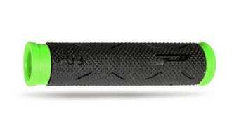 manetki pg807 atv / jet ski / mtb (22+22mm, dł.120mm) kolor czarny/zielony fluo (dwuskładnikowe) (808-295)