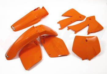 Komplet plastików ktm sx-sxf '01-'02 kolor pomarańczowy (kt501e127)