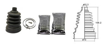 OSŁONA PRZEGUBU NAPĘDOWEGO ATV ARCTIC CAT; CAN-AM; BOMBARDIER (15,5MM X 73MM X 106,2MM) (AT-08521)