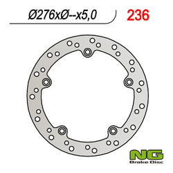 Tarcza hamulcowa tył bmw r 850/1100/1150/1200 (276x-x5) (5x10,5mm)