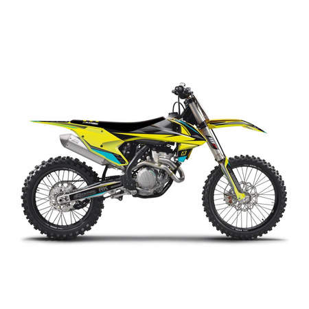 Komplet naklejek (oklein) + pokrowiec/poszycie na siedzenie ktm sx/sxf '16-'18 , exc '17-'19 stealth