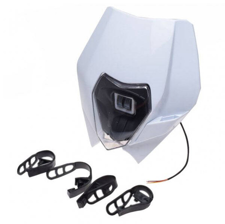 Owiewka przednia z reflektorem LED biała