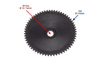 Talerz zębaty wariatora skuter 4T 139qmb gy6-50