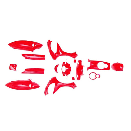 Zestaw plastików nadwozia Shotgun czerwone14 szt