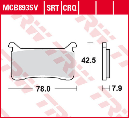 Klocki hamulcowe kh700 sinter street  honda cb 1000 r 18-19, cb 1100r 17-19, cbr 1000 r fireblade 17-19, vfr 800 17-19, przód