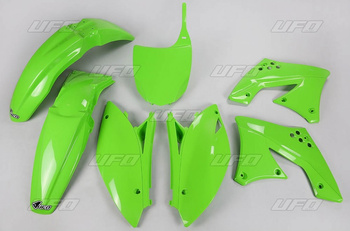 Komplet plastików kawasaki kxf 250 '09, kxf 250 '12 kolor zielony (ka212e026)