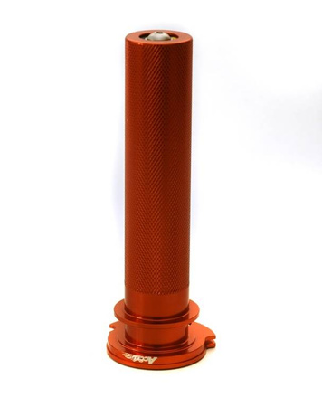 Rolgaz aluminiowy z łożyskiem ktm sxf 250/350/450 '16-20, excf 250/350/450/500 '17-20,ktm 300 tpi '18-'22, husqvarna 300 tei txi 300 2t husqvarna fc 250-450 '16-20, fe 250-501 '17-20, fx 350/450 '17-20 kolor pomarańczowy (79002014100)