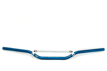 Kierownica aluminiowa z poprzeczką (22,2mm) mx wzór honda cr niska kolor niebieski (szer. 800mm, wys. 71mm)