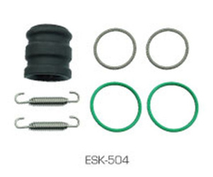 zestaw uszczelnień wydechu 2t (sprężyny, oringi i tuleja gumowa) ktm 200 '11-, 250/300 '09-, husqvarna tc/te 250 '14-, tc/tx 300 '14-,