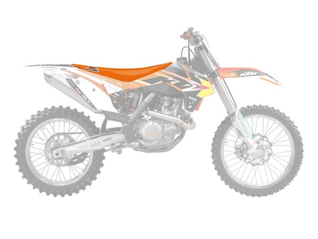 Pokrowiec/poszycie na siedzenie ktm exc '12-16 sxf 125 '11-'15 replica trophy 2022, kolor pomarańczowy