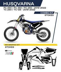 Komplet naklejek (oklein) husqvarna tc 125/250 '19-'22