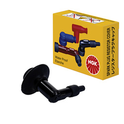 Fajka świecy zapłonowej Ngk fajka na świece (nr 8346) kątowa (90) kolor czarny z osłonką gumową otworu świecy – NGK