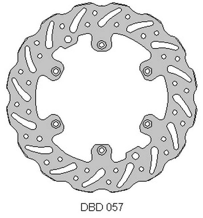 Tarcza hamulcowa przód beta 2t/4t 13-21 260x126,5x3mm pływająca