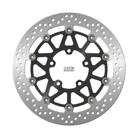 Tarcza hamulcowa przód kawasaki zx-6r 636 '16-20 (310x80x5mm) (5x10,5mm) pływająca (środaluminiowy)