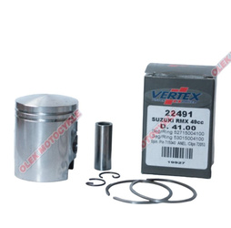 Vertex tłok suzuki rmx 50 (rmx50), lt 50 quadrunner, morini sworzeń 12mm (pierścienie 53015004175 x 1, 52715004175 x 1) (41,75mm=+0,75mm)