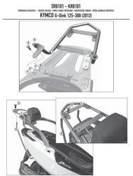 stelaż kufra centralnego kymco g-dink 125/300 (12-15) ( bez płyty )