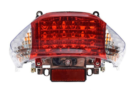 Lampa tylna z białymi kierunkami LED