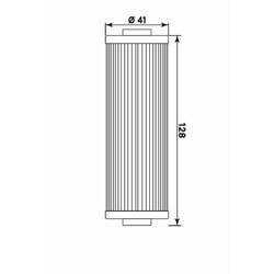 Filtr oleju bmw r 45/60/65/80/100 (hf161) (50)