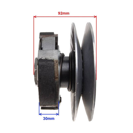 Sprzęgło tylne CVT Linhai 300 / Bashan 300 silnik 169M