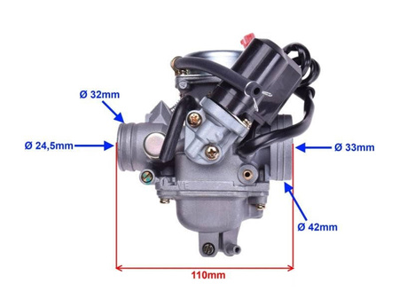 Gaźnik do skutera 125 GY6-125 GY6-150 PD24J