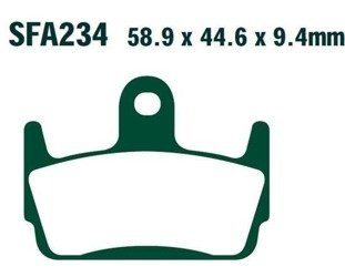 Klocki hamulcowe Kymco Sniper 50 SYM Jet 50 SR