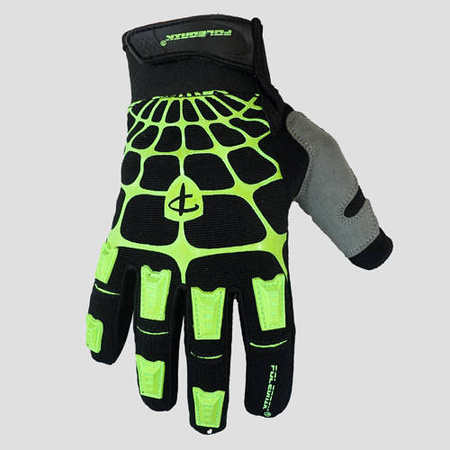 Polednik (nowość) rękawice cross model web mx kolor czarny/zielony fluo rozmiar xl