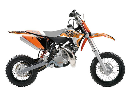 Komplet naklejek (oklein) ktm sx 50 '09-'15 dream 4 kolor pomarańczowy/czarny