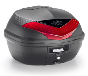 KUFER CENTRALNY 35L MONOLOCK K355N2 Z CZERWONYMI ODBLASKAMI ( ZAWIERA PŁYTĘ ) - ZASTĘPUJE K355N