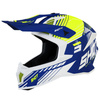 Kask enduro cross Shot Lite Fury niebieski/żółty/biały połysk