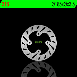 Tarcza hamulcowa przód beta rev rev3 125/200/250 99-02 (185x3,5mm) (4x10,5mm)