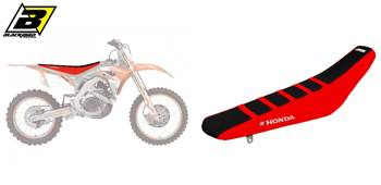 Pokrowiec/poszycie na siedzenie honda crf 250r '18-'21, crf 450r '17-'20, crf 450x '17-'22 zebra kolor czerwony/czarny
