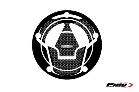 Osłona wlewu paliwa puig do kawasaki 2006-2016 - bez 250r i 300r (wzór – naked) szara