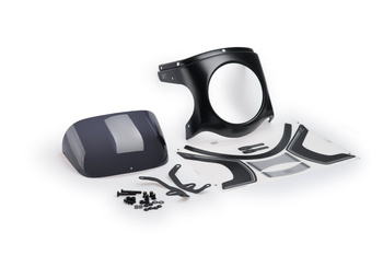 Szyba Półowiewka Retro Puig Do Triumph Bonneville Speedmaster (Panel- Carbon) O180 Mocno Przyciemniona