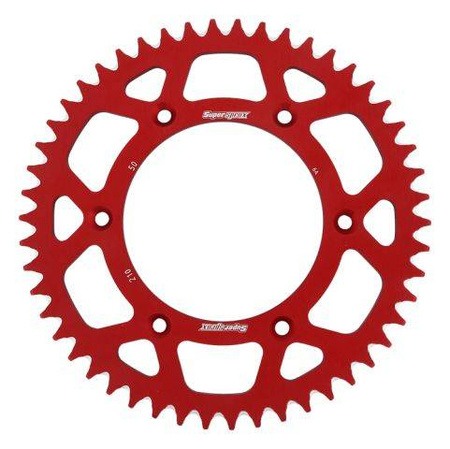 Zębatka tylna aluminiowa 7075-t6 (ergal) 289 50 honda cr/crf/xr '83-'16 (jtr210.50) kolor czerwony