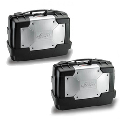 kufry boczne 46l monokey kgr garda (para = 2szt) + dodatkowy zamek