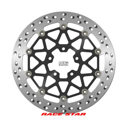TARCZA HAMULCOWA PRZÓD RACE STAR PREMIUM KAWASAKI ZX 10R SE ABS '19-20, ZX 10RR ABS '17-24 (330X70X6MM) (5X10,25MM) (ŚRODEK ALUMINIOWY, POLEPSZONE CHŁODZENIE)