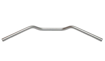 Kierownica aluminiowa street (22,2mm) niska kolor srebrny