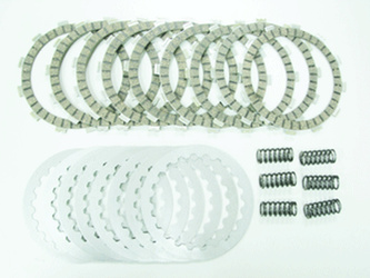 Psychic tarcze, przekładki i sprężyny sprzęgłowe (komplet) ktm exc 250 94-12, sx 250 94-11, exc 300 94-12, sx/exc 360-380 96-02 (ebs5595) (ebs080)