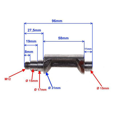 Wałek wyrównoważający AM6