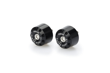 Ciężarki / Końcówki Kierownicy Krótkie Puig Do Piaggio Vespa Gts300 08-20 Czarne