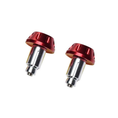 Końcówki kierownicy czerwone
