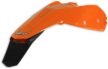 Błotnik tył ktm sx '07-'10, exc '08-'11 z lampką kolor pomarańczowy ( enduro z lampką led )