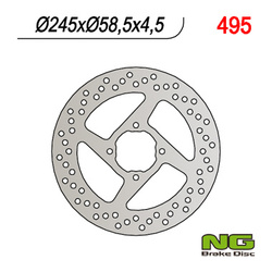 Tarcza hamulcowa tył yamaha yfm 350 warrior '00-'03 (245x58,5x4,5)