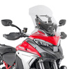 Szyba ducati multistrada v4 '21 50 x 38 cm przezroczysta - delikatne uszkodzenie na dole szyby