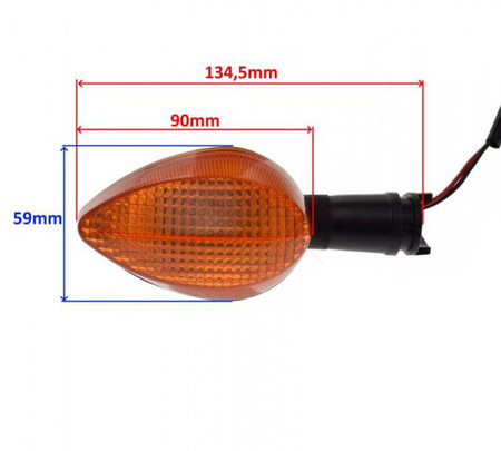 Kierunkowskaz prawy kropla do Yamaha R1 R6