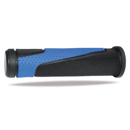 Manetki pg807 atv / jet ski / mtb (22+22mm, dł. 125mm) kolor czarny niebieski (dwuskładnikowe) (807-286)