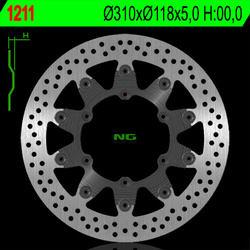 Tarcza hamulcowa przód suzuki drz 400 sm '05-'10 pływająca 310 mm (310x118x5) pływająca